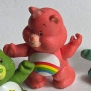 Vintage Posable  Care Bears: Cheer Bear